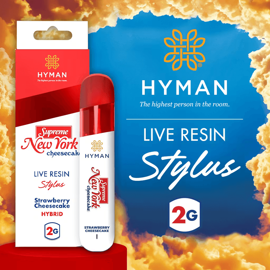 New York Cheesecake | 2G Live Resin Disposable | HYMAN | REC view 1