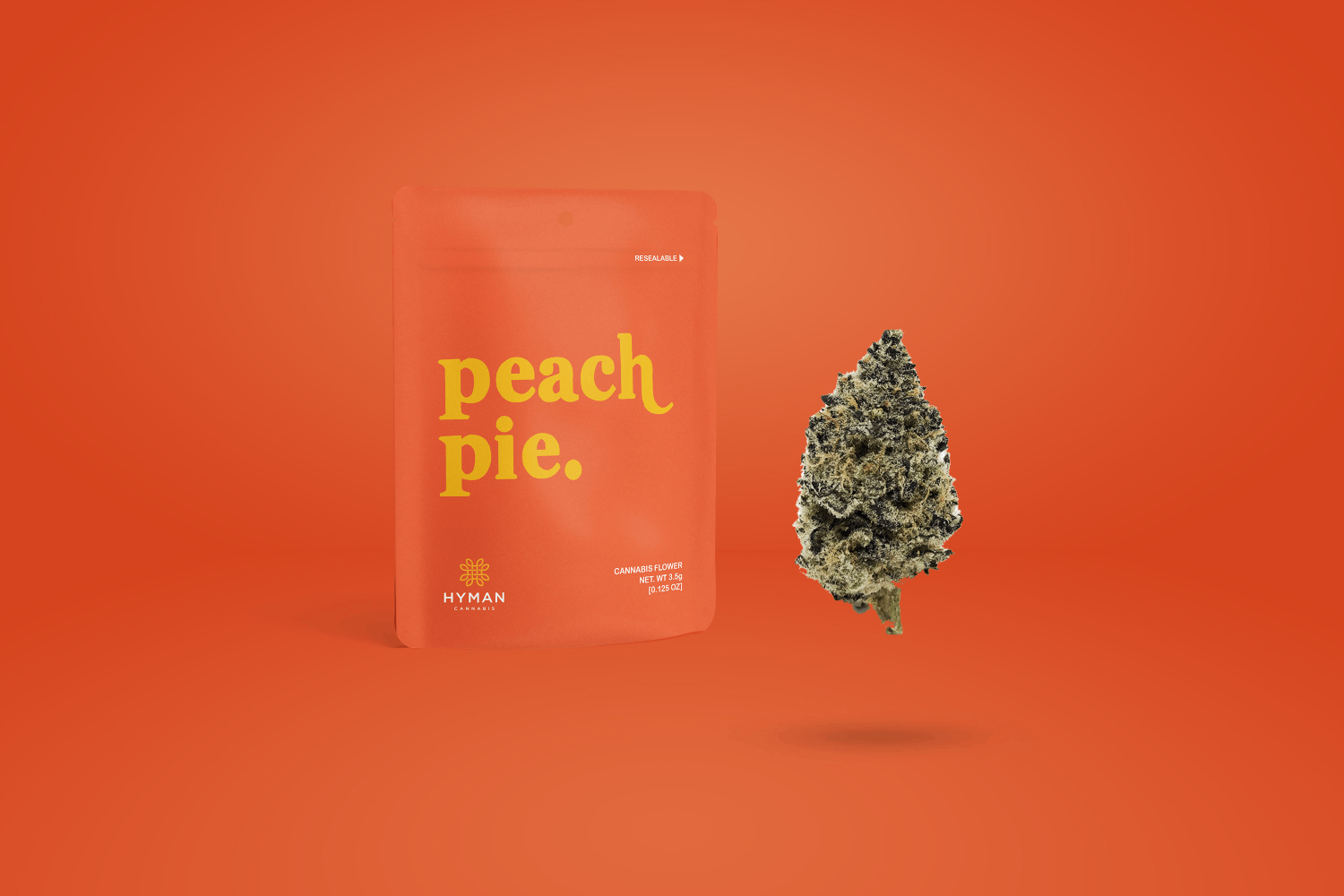 Peach Pie, Weed Buds, Hyman Cannabis Strain