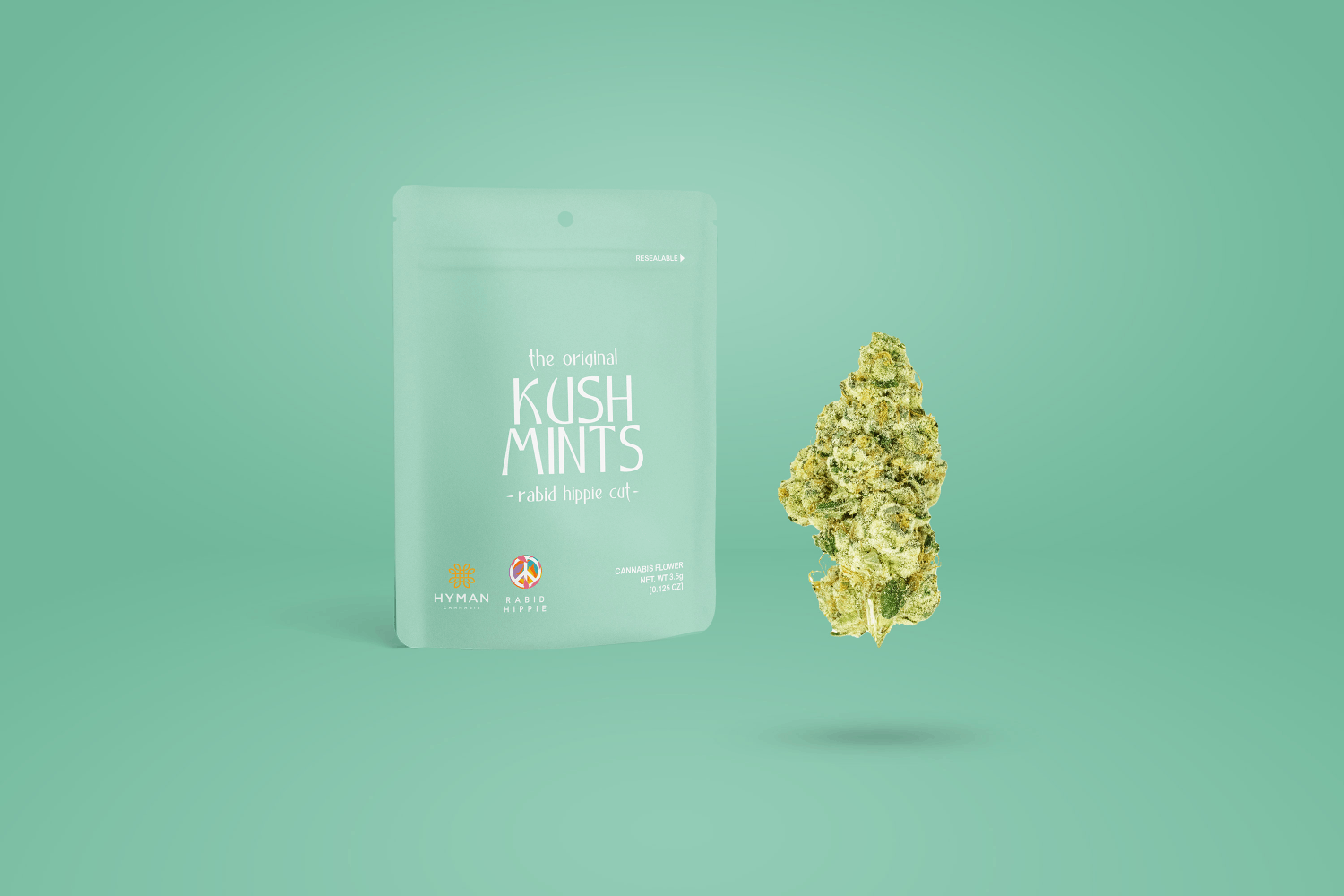 Kush Mints, Weed Buds, Hyman Cannabis Strain