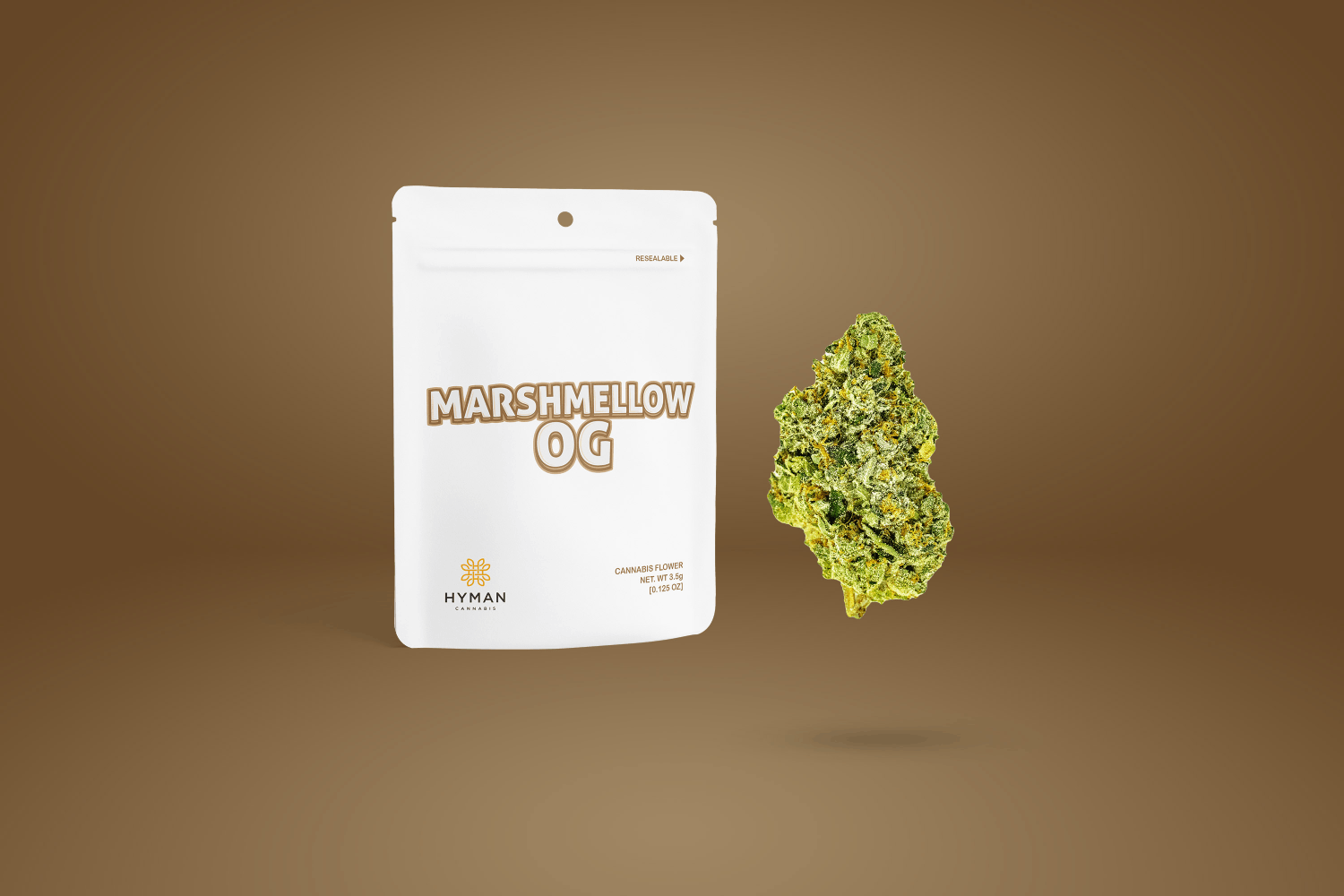 Marshmellow OG, Weed Buds, Hyman Cannabis Strain