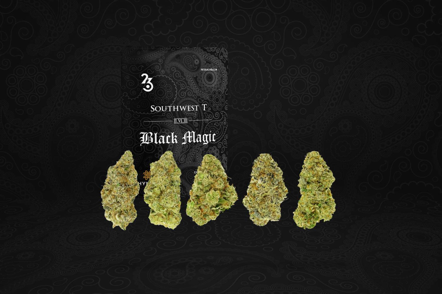 Southwest T Black Magic, Weed Buds, Hyman Cannabis Strain